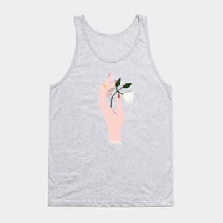 Hand with Rose | proposal | engagement Tank Top